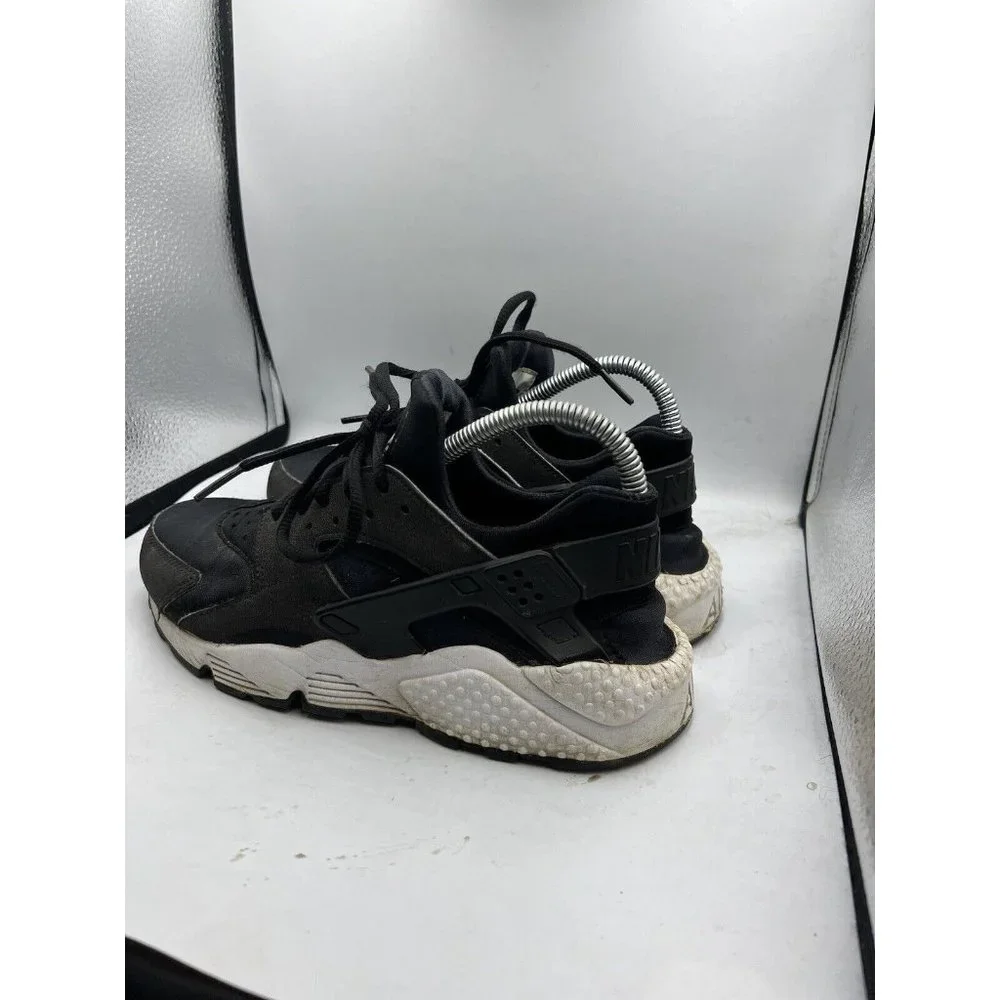 Nike‎ Womens Air Huarache Run 634835-006 Black Running Shoes Sneakers Size 8 - Picture 4 of 7